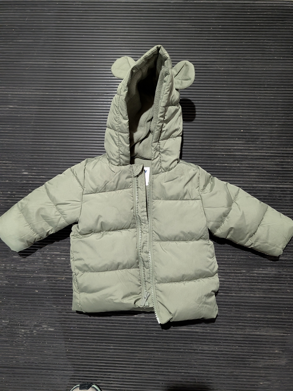 Old Navy Kids Puffer Jacket with Hood Ears 6-12 Months